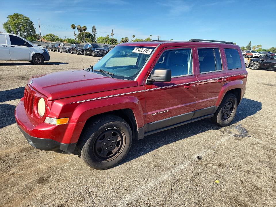 Photo 1 from auction – 2014 JEEP PATRIOT with VIN 1C4NJPBAXED541509
