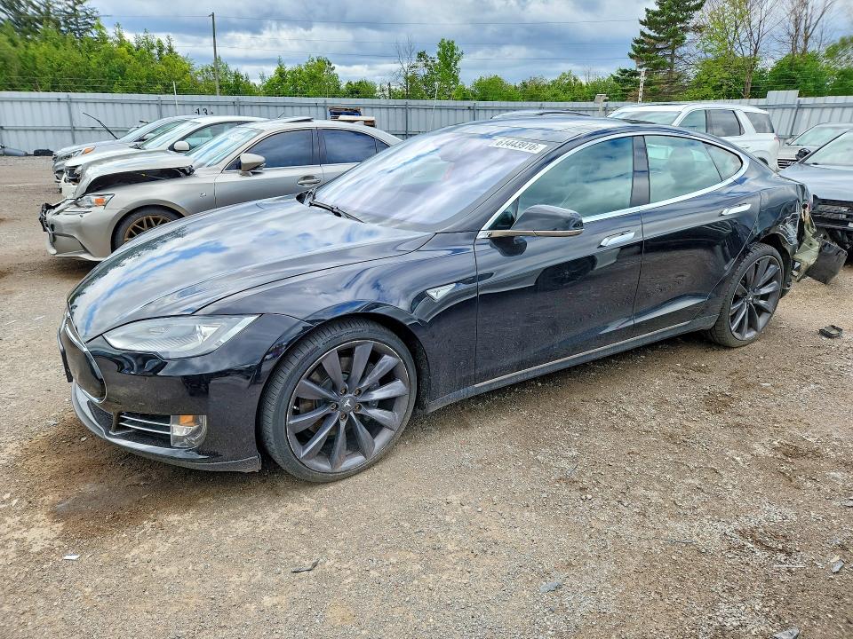 TESLA MODEL S 2015 with VIN 5YJSA1S26FF096558 - Photo from auction
