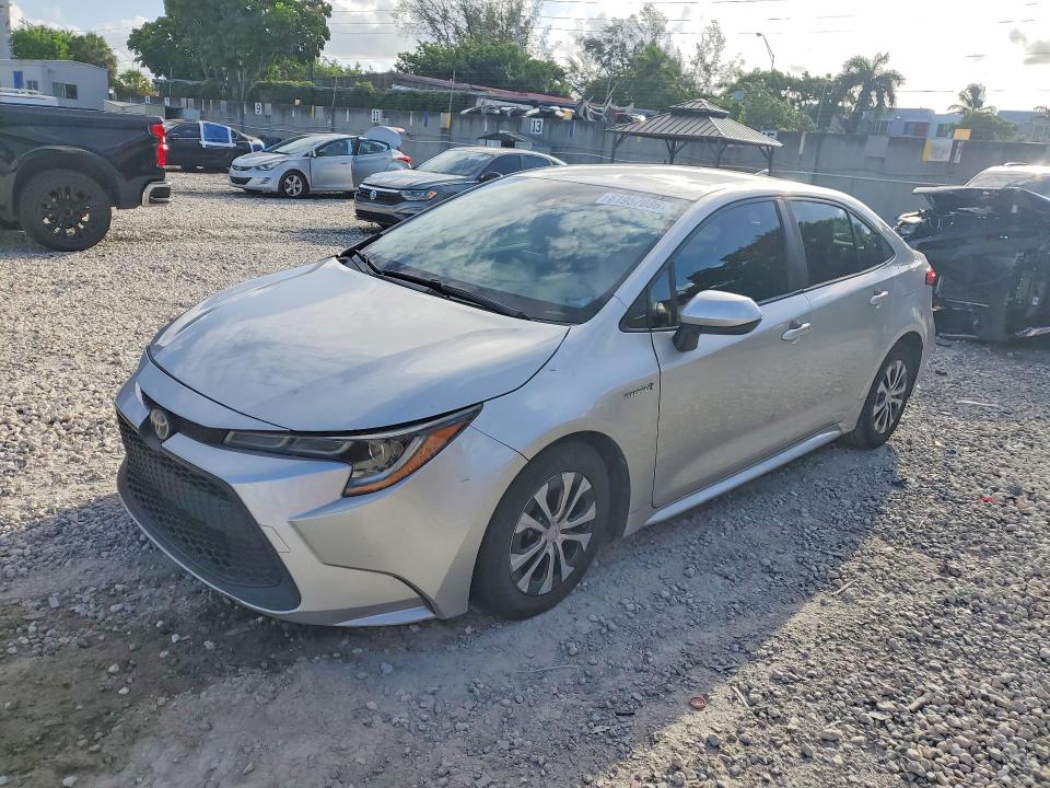 Photo 1 from auction – 2020 TOYOTA COROLLA with VIN JTDEBRBE2LJ018771