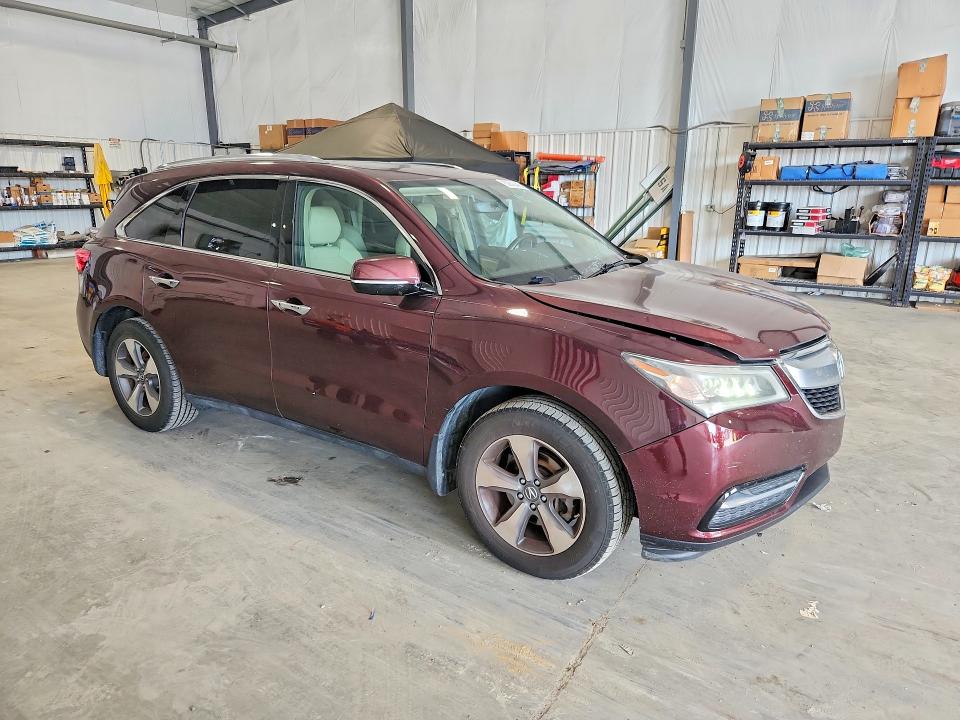 Photo 4 from auction – 2016 ACURA MDX with VIN 5FRYD4H23GB022380