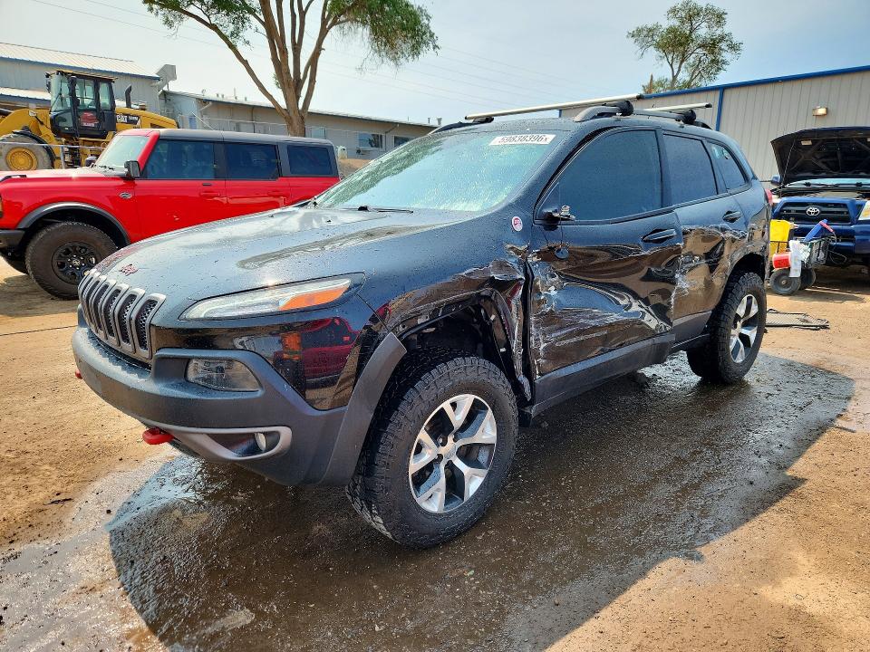 JEEP CHEROKEE 2015 with VIN 1C4PJMBS5FW739808 - Photo from auction