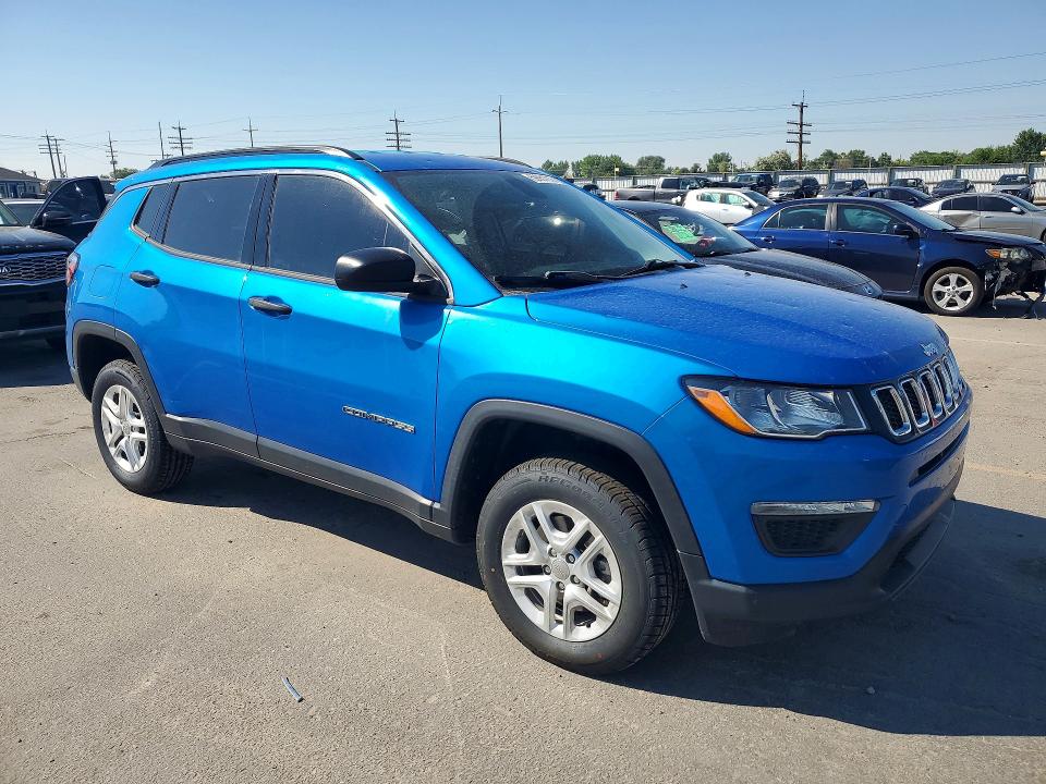 Photo 4 from auction – 2021 JEEP COMPASS with VIN 3C4NJDAB0MT567974