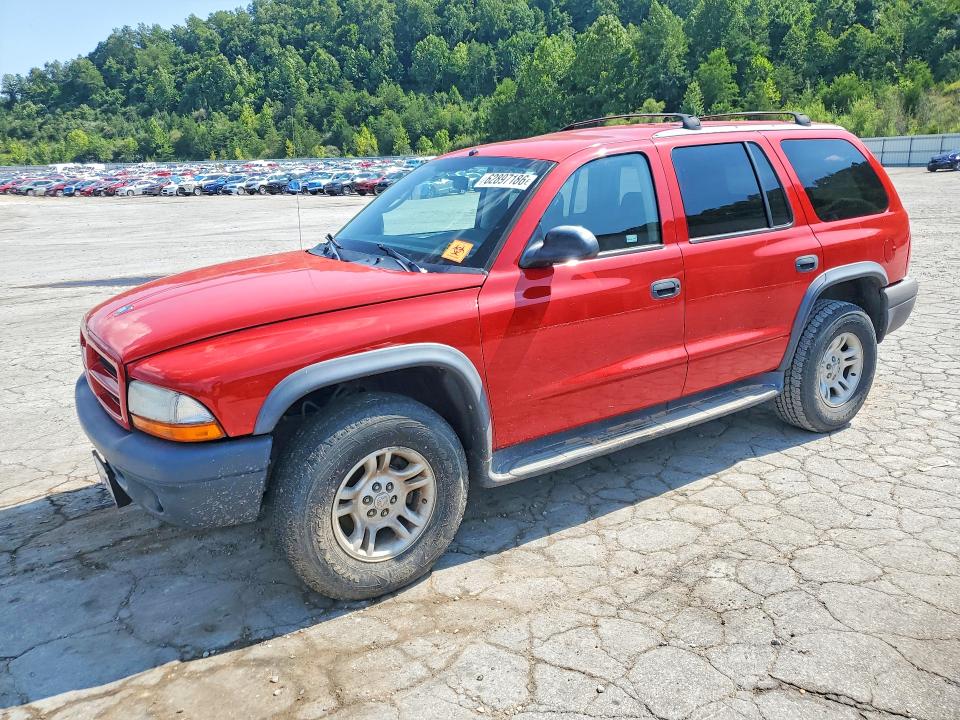 DODGE DURANGO 2003 with VIN 1D4HS38N43F537358 - Photo from auction