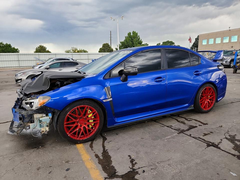 SUBARU WRX 2018 with VIN JF1VA2M61J9818448 - Photo from auction