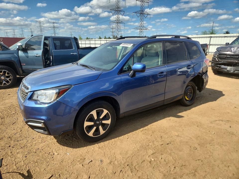 SUBARU FORESTER 2017 with VIN JF2SJAEC3HH517015 - Photo from auction