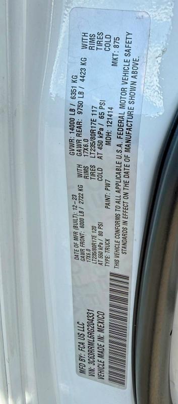 Photo 10 from auction – 2024 RAM 3500 with VIN 3C63RRML6RG204331