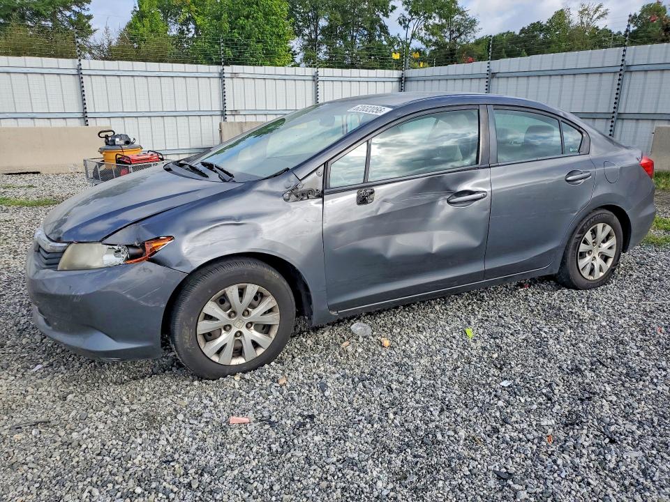 HONDA CIVIC 2012 with VIN 2HGFB2F52CH525906 - Photo from auction