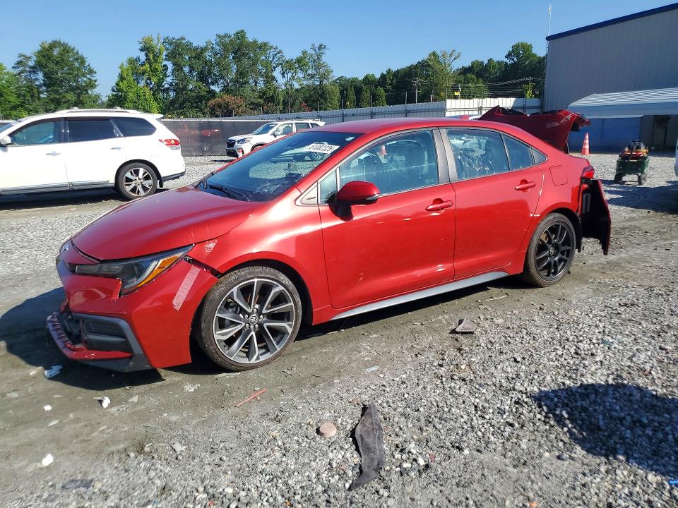 TOYOTA COROLLA 2020 with VIN 5YFS4RCE6LP001768 - Photo from auction