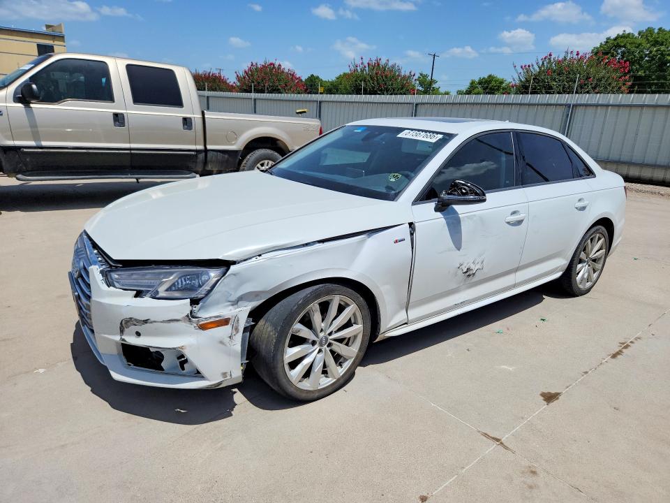 AUDI A4 2018 with VIN WAUKMAF42JN016103 - Photo from auction