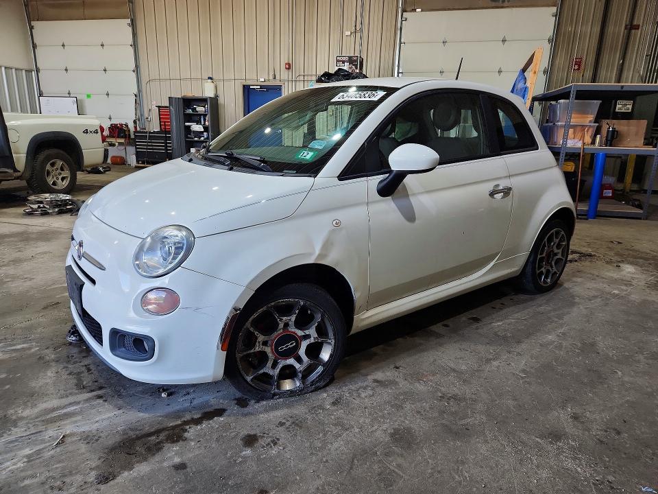 FIAT 500 2012 with VIN 3C3CFFBRXCT363475 - Photo from auction