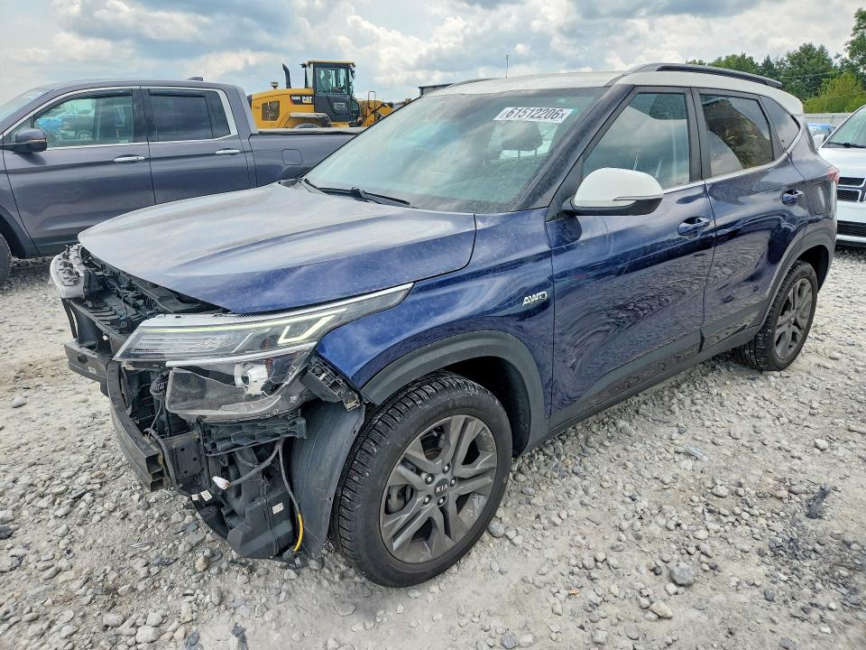 KIA SELTOS 2021 with VIN KNDEUCAA9M7165626 - Photo from auction