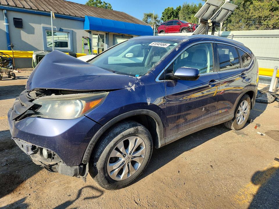 HONDA CR-V 2014 with VIN 2HKRM4H71EH614280 - Photo from auction