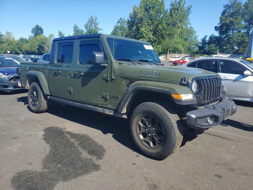 Photo 4 from auction – 2021 JEEP GLADIATOR with VIN 1C6HJTAG1ML607369