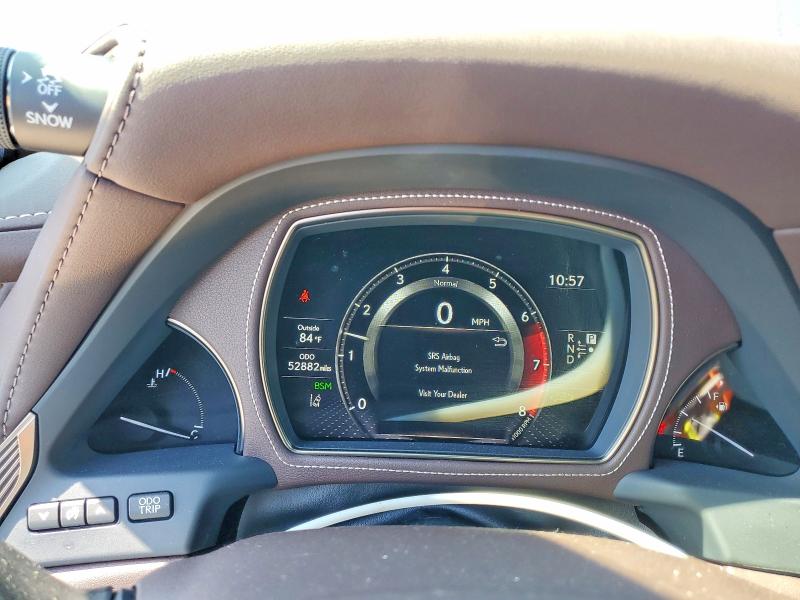 Photo 9 from auction – 2020 LEXUS LS 500 with VIN JTHG5LFF2L5011018