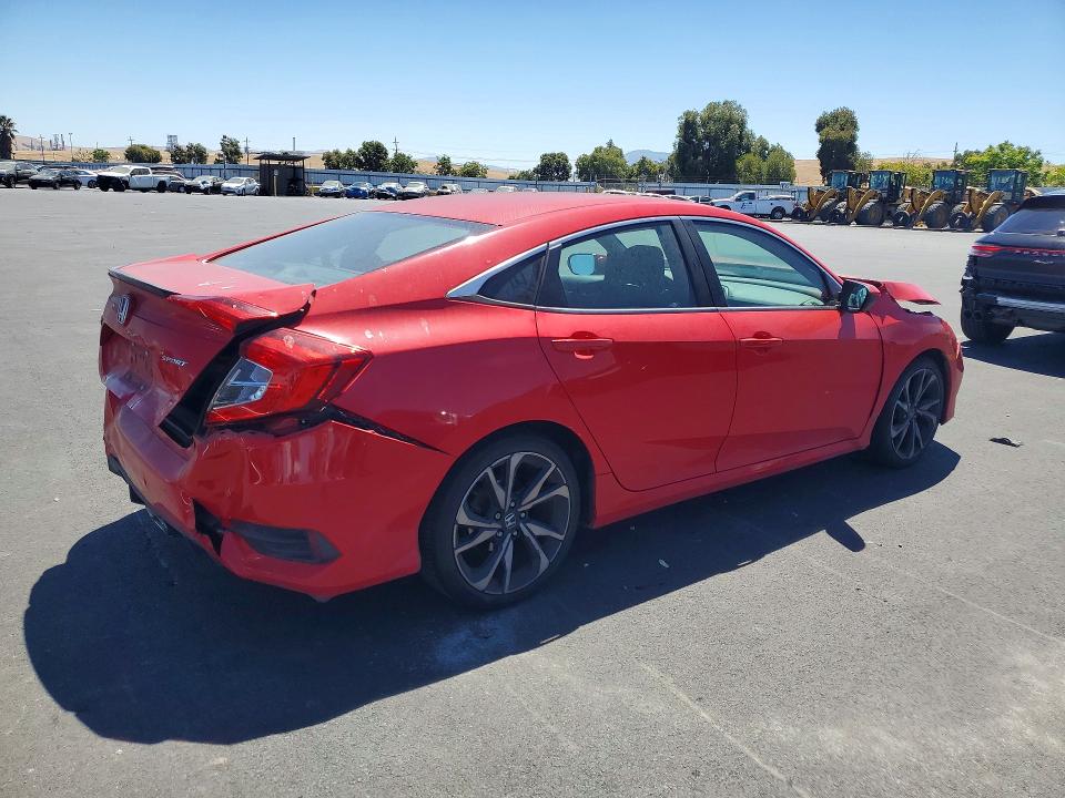 Photo 3 from auction – 2020 HONDA CIVIC with VIN 2HGFC2F85LH515409