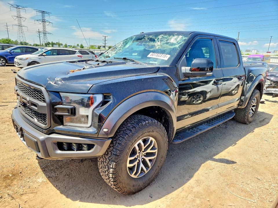 FORD F150 2017 with VIN 1FTFW1RG5HFC57596 - Photo from auction