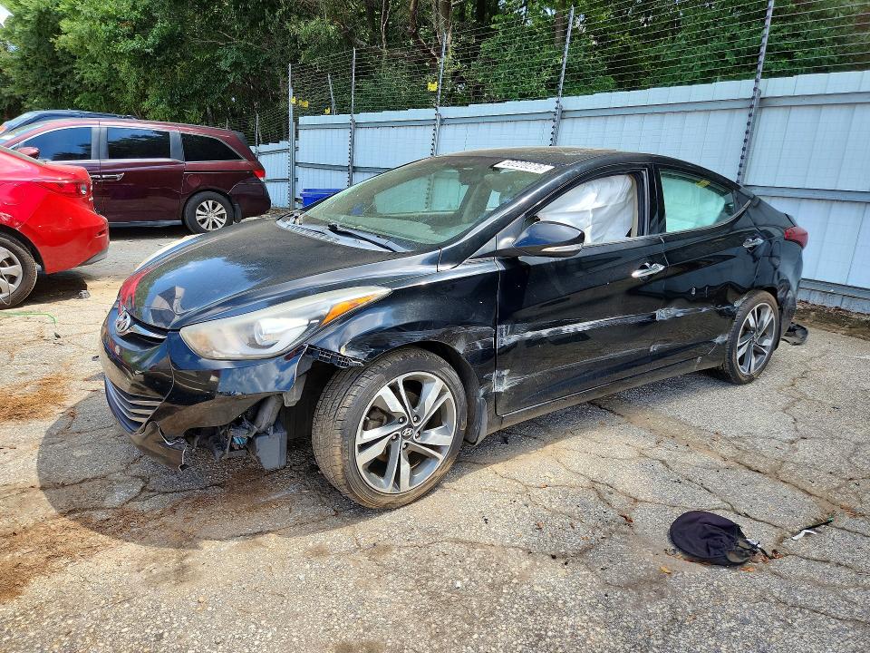 HYUNDAI ELANTRA 2014 with VIN KMHDH4AEXEU166520 - Photo from auction