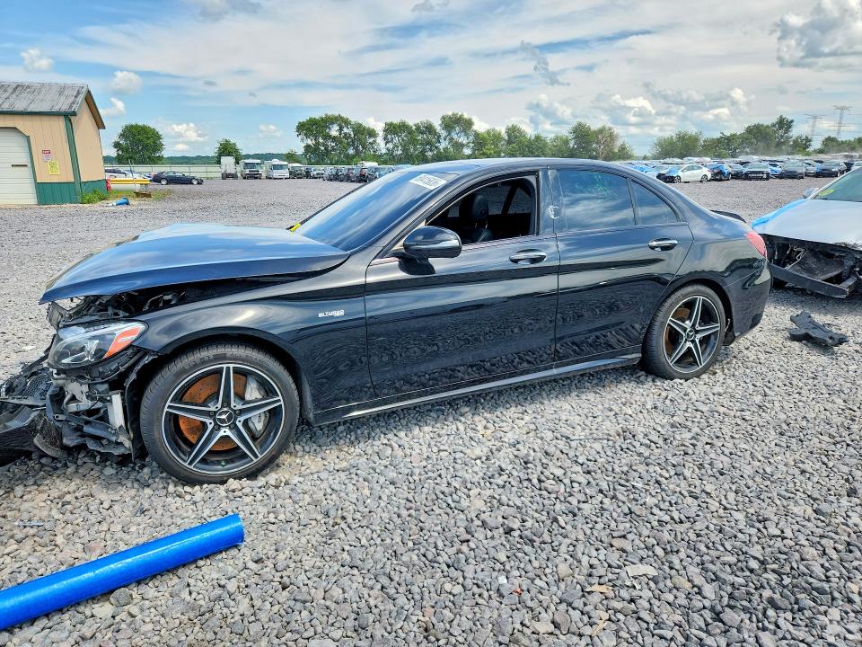 MERCEDES-BENZ C 2018 with VIN 55SWF6EB9JU243152 - Photo from auction