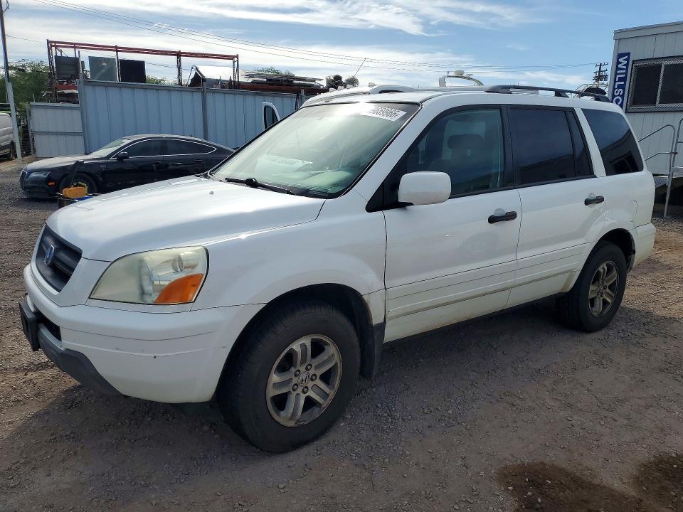 HONDA PILOT 2005 with VIN 2HKYF18625H541917 - Photo from auction