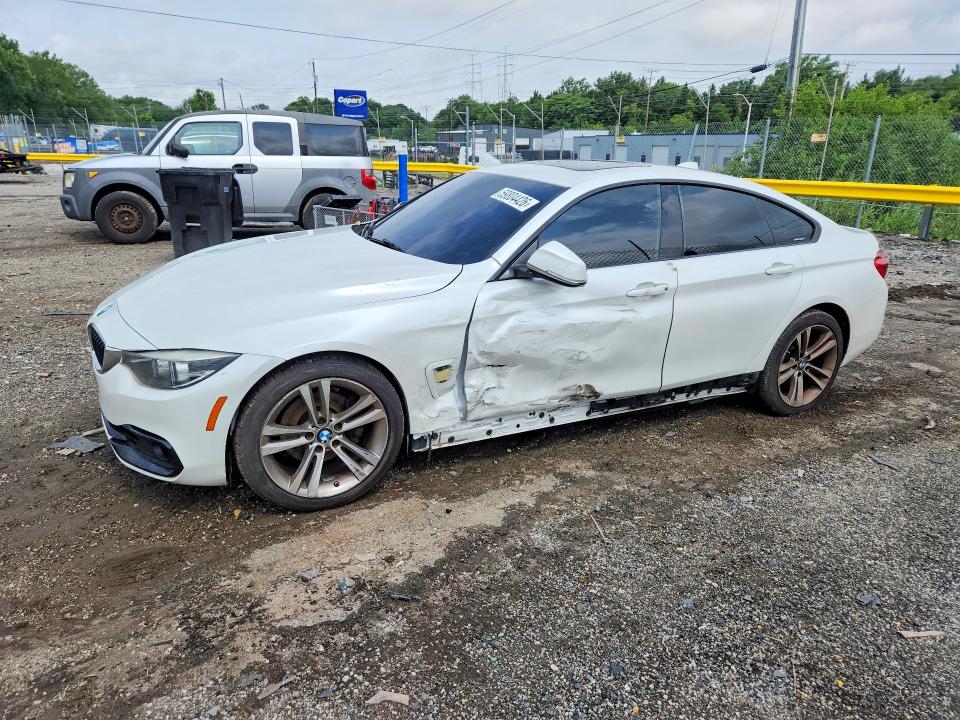 BMW 430I 2018 with VIN WBA4J1C55JBM11103 - Photo from auction