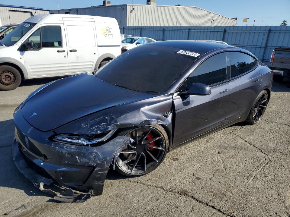 TESLA MODEL 3 2024 with VIN 5YJ3E1ET7RF783632 - Photo from auction