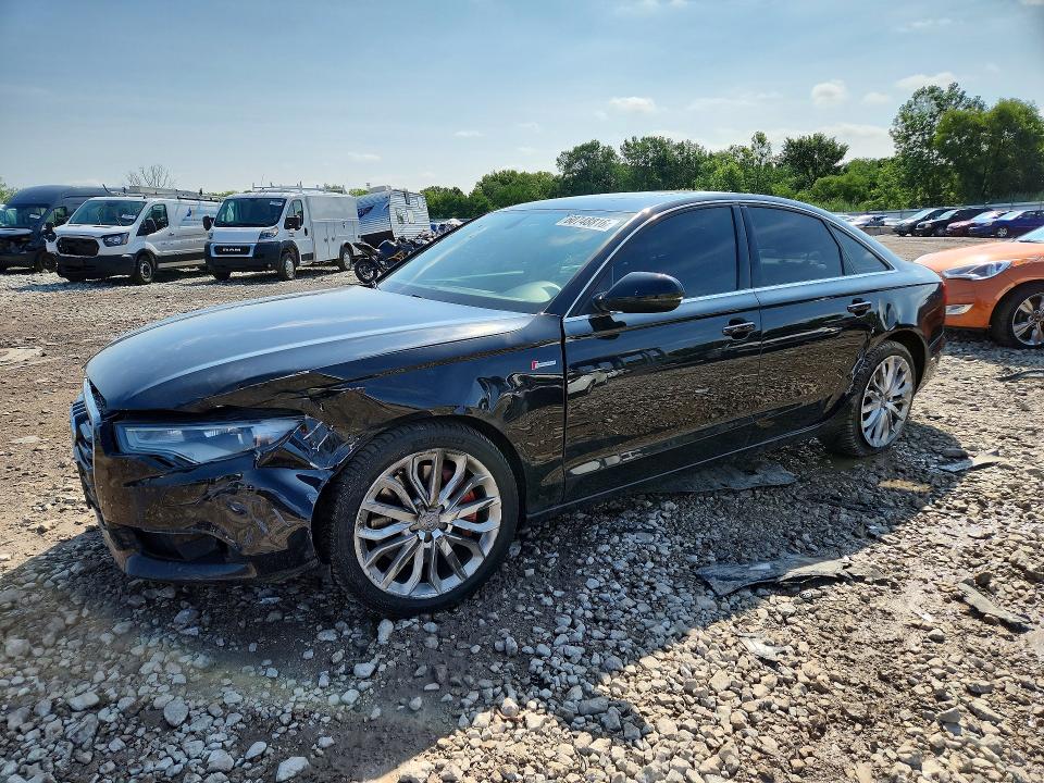 AUDI A6 2014 with VIN WAUFGAFC6EN075483 - Photo from auction