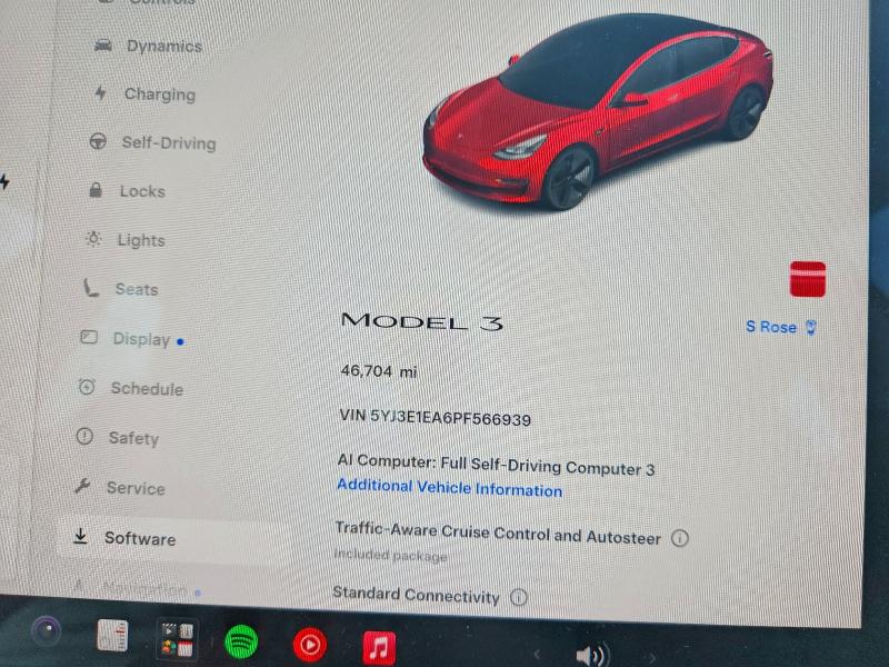 Фото 9 с аукциона – 2023 TESLA MODEL 3 с VIN 5YJ3E1EA6PF566939