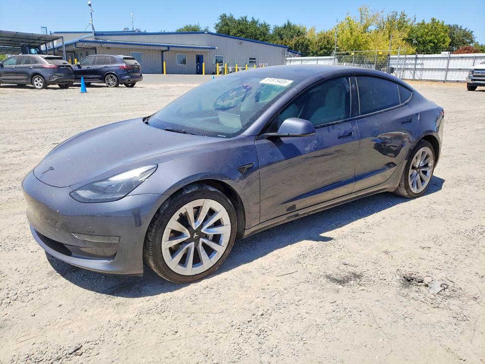 TESLA MODEL 3 2023 with VIN 5YJ3E1EA3PF655593 - Photo from auction