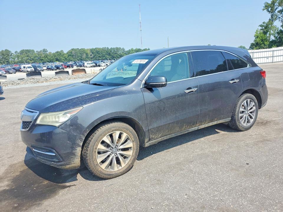 ACURA MDX 2014 with VIN 5FRYD3H47EB019586 - Photo from auction