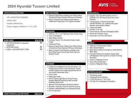 Photo 13 from auction – 2024 HYUNDAI TUCSON with VIN 5NMJECDE1RH298567
