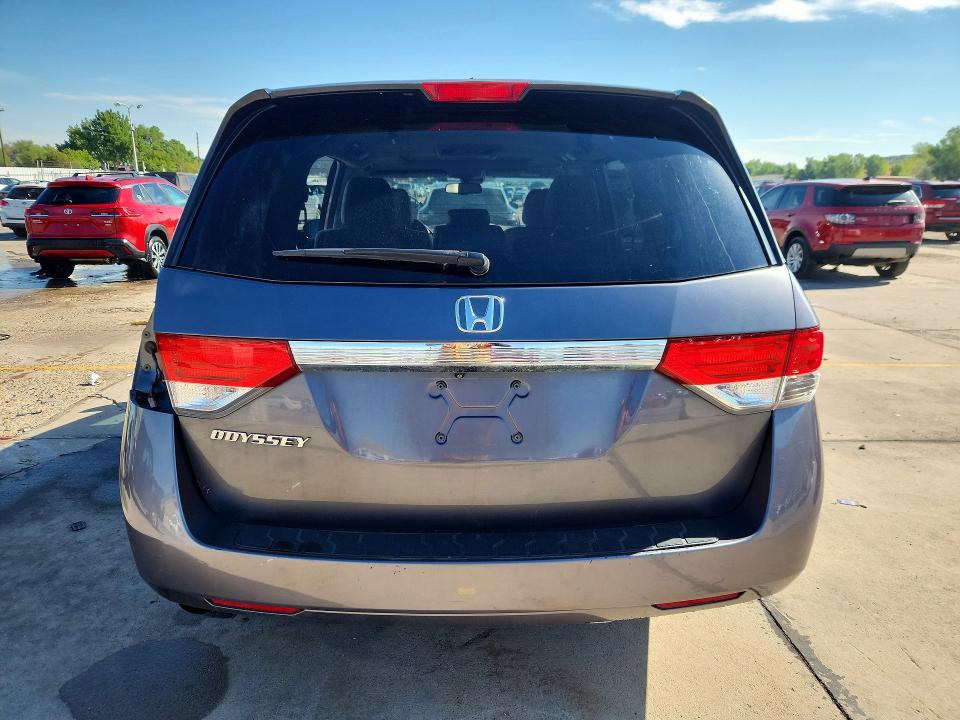 Photo 6 from auction – 2014 HONDA ODYSSEY with VIN 5FNRL5H67EB135599