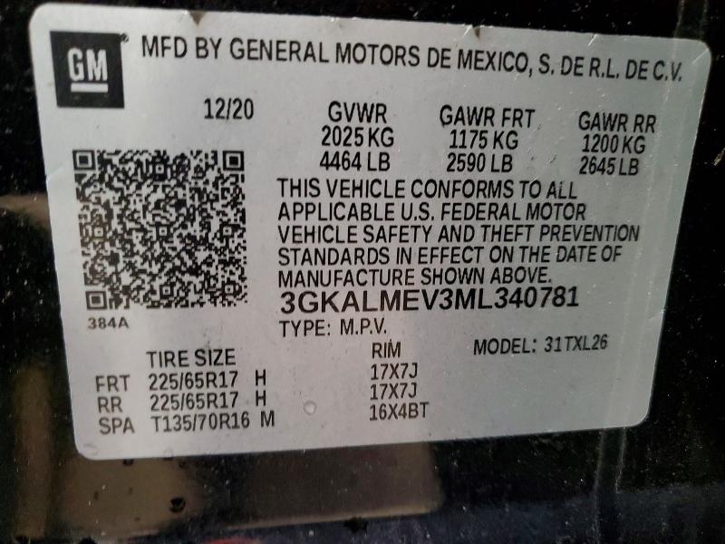 Photo 14 from auction – 2021 GMC TERRAIN with VIN 3GKALMEV3ML340781