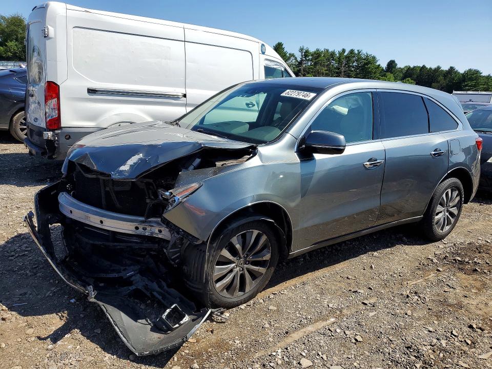 ACURA MDX 2014 with VIN 5FRYD4H41EB034963 - Photo from auction