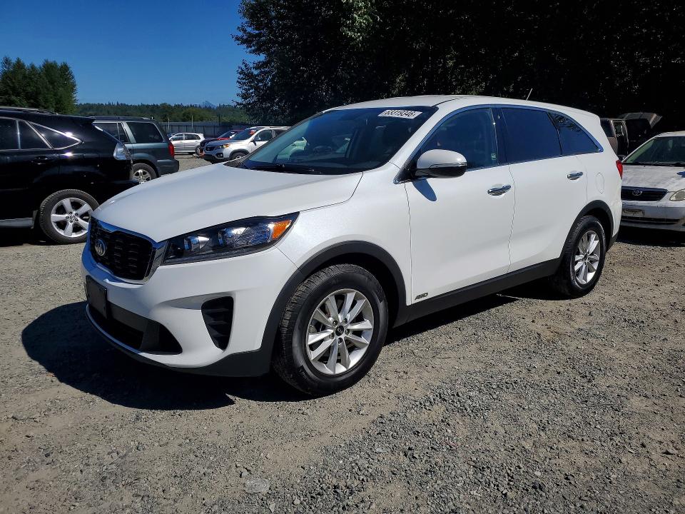 KIA SORENTO 2019 with VIN 5XYPGDA56KG468663 - Photo from auction