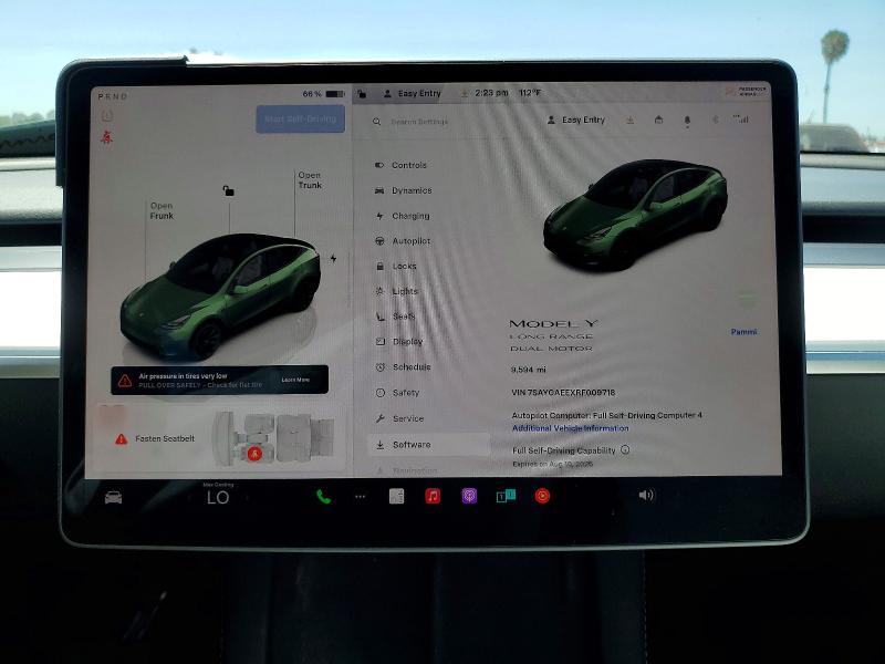 صورة رقم 9 من المزاد - 2024 TESLA MODEL Y مع VIN 7SAYGAEEXRF009718
