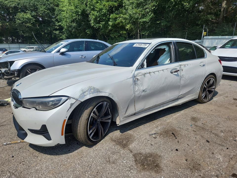BMW 330I 2021 with VIN 3MW5R1J02M8B72412 - Photo from auction
