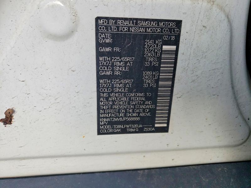 Photo 14 from auction – 2018 NISSAN ROGUE with VIN KNMAT2MV8JP568888