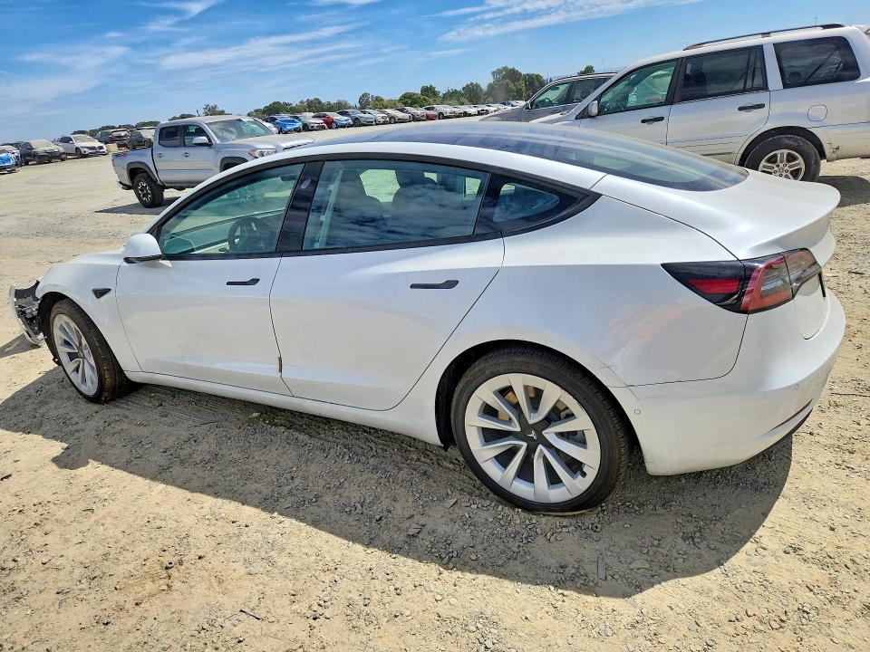 Photo 2 from auction – 2022 TESLA MODEL 3 with VIN 5YJ3E1EAXNF301504