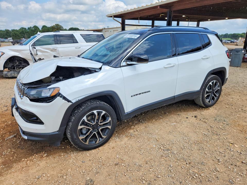 JEEP COMPASS 2022 with VIN 3C4NJDCB1NT186343 - Photo from auction