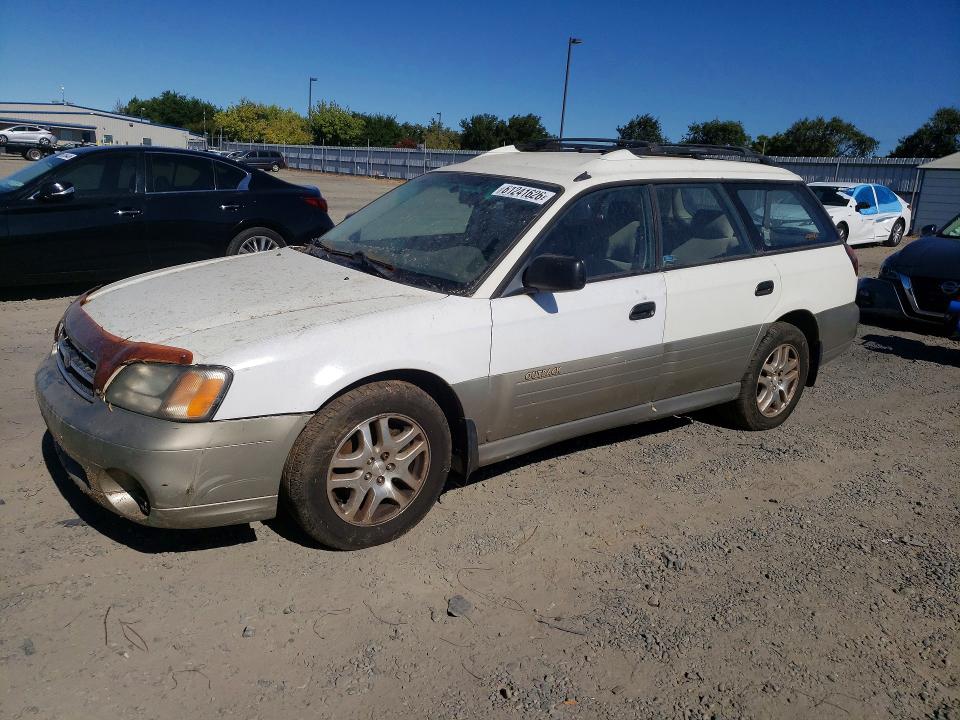 SUBARU OUTBACK 2001 with VIN 4S3BH665617600876 - Photo from auction