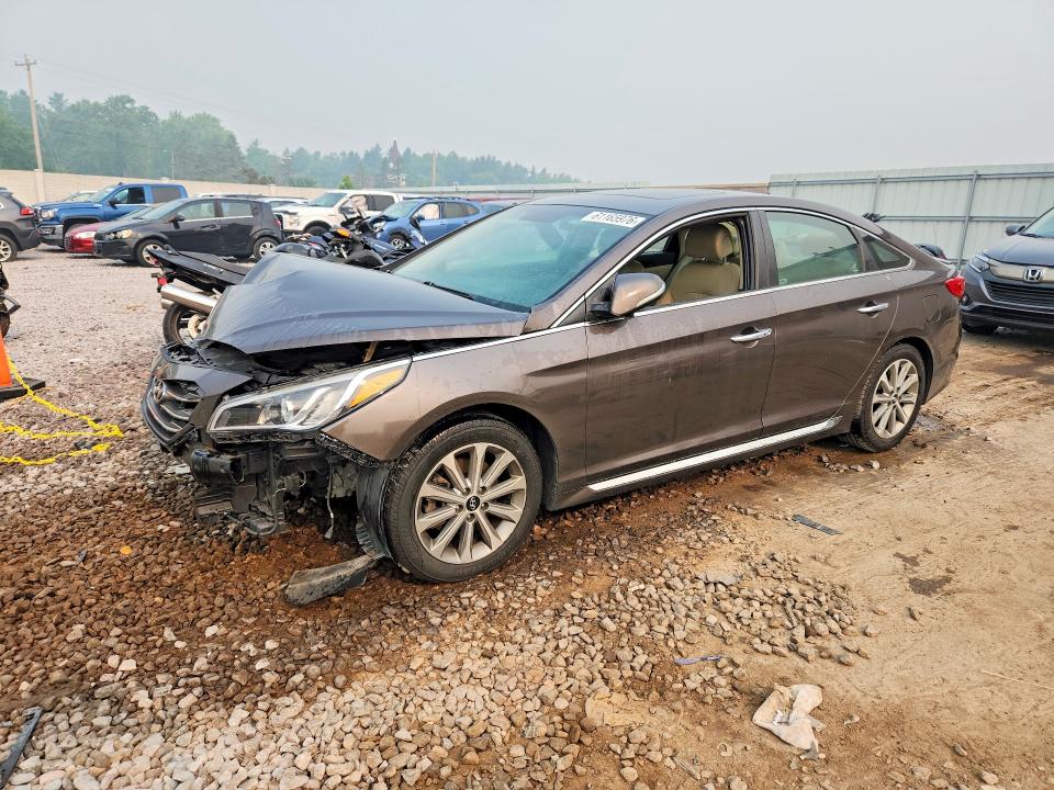 HYUNDAI SONATA 2017 with VIN 5NPE34AF3HH581676 - Photo from auction