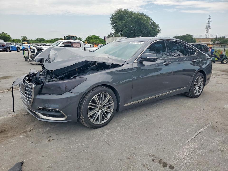 GENESIS G80 2018 with VIN KMHGN4JE6JU236160 - Photo from auction