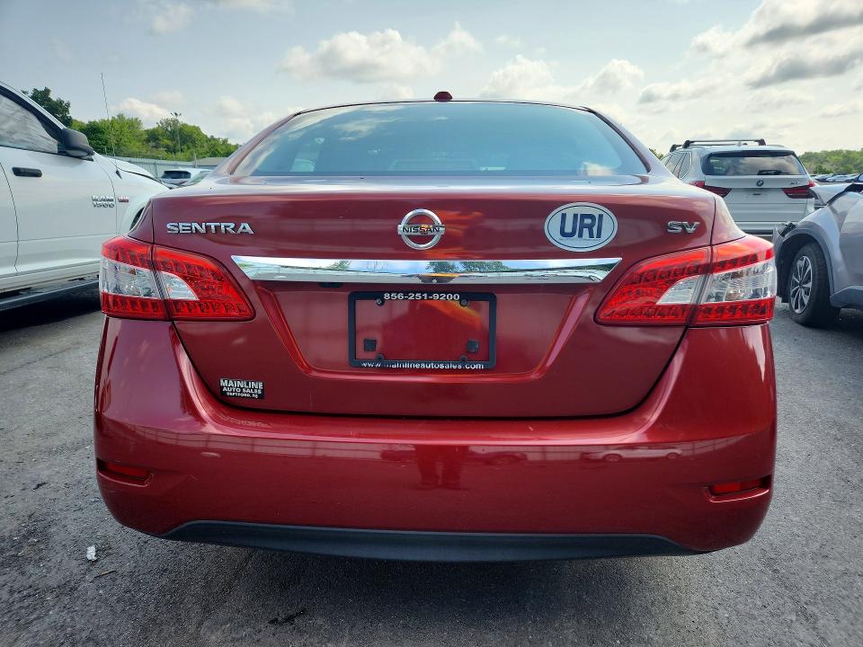 Photo 6 from auction – 2015 NISSAN SENTRA with VIN 3N1AB7AP9FY233119