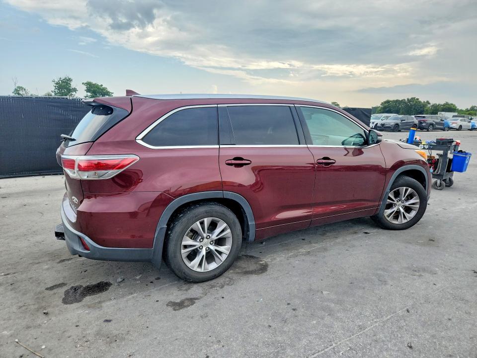 Photo 3 from auction – 2014 TOYOTA HIGHLANDER with VIN 5TDJKRFH5ES065754
