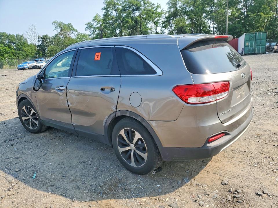 Photo 2 from auction – 2016 KIA SORENTO with VIN 5XYPH4A53GG072033
