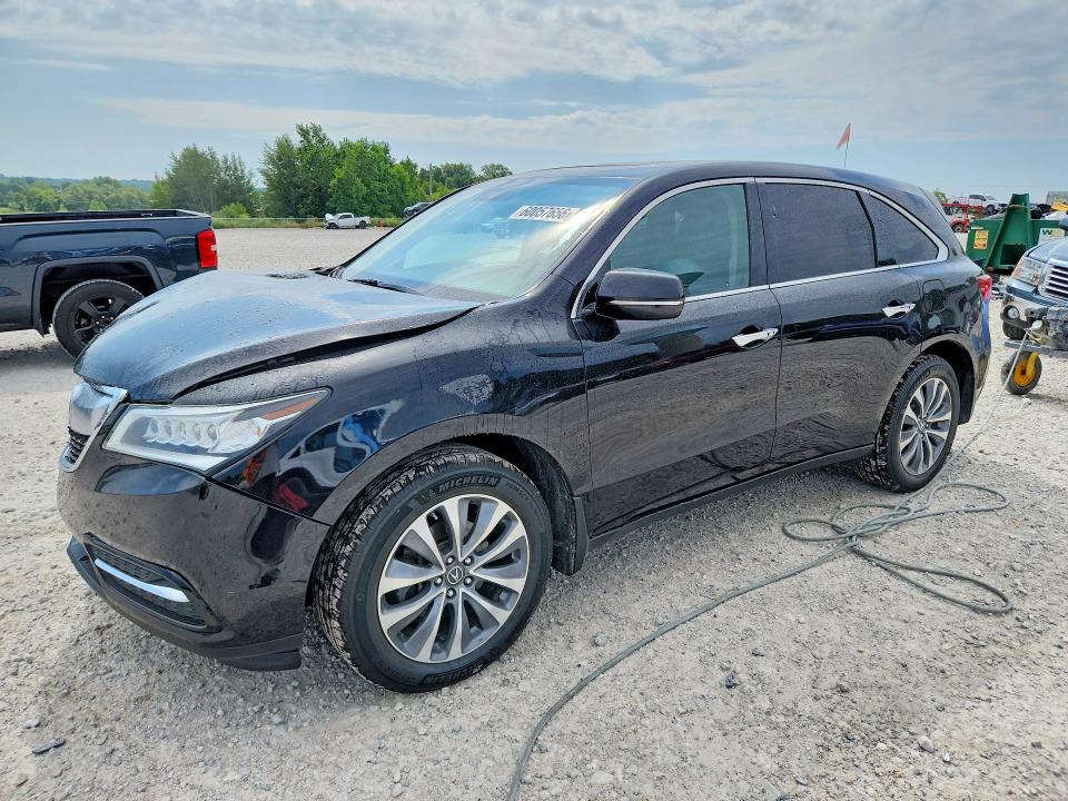 Photo 1 from auction – 2016 ACURA MDX with VIN 5FRYD4H67GB056129