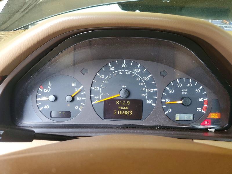 Photo 9 from auction – 2000 MERCEDES-BENZ E with VIN WDBJF65J7YB110226