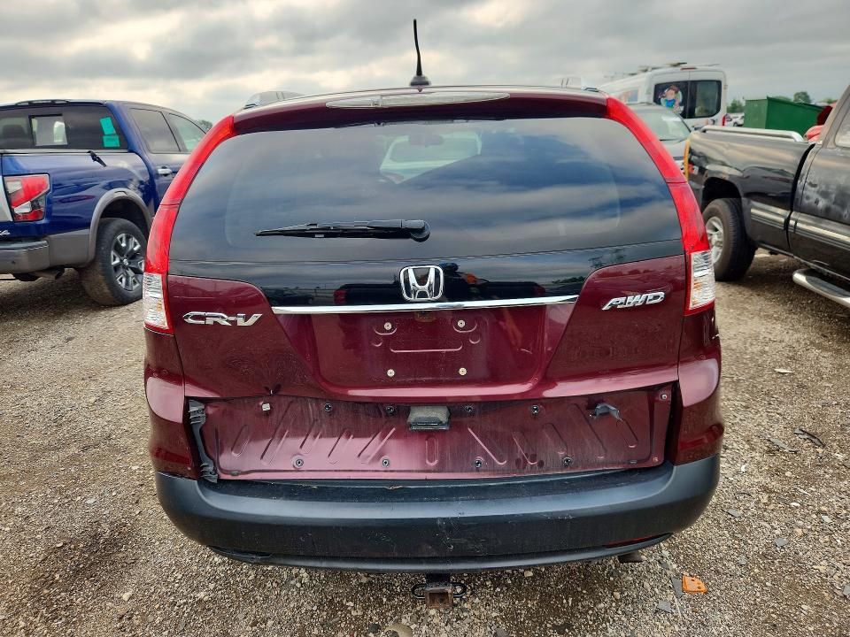 Photo 6 from auction – 2012 HONDA CR-V with VIN 5J6RM4H71CL082922
