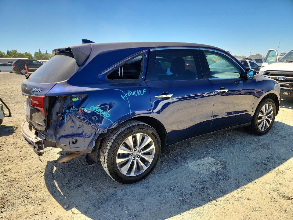 Photo 3 from auction – 2015 ACURA MDX with VIN 5FRYD4H44FB020766