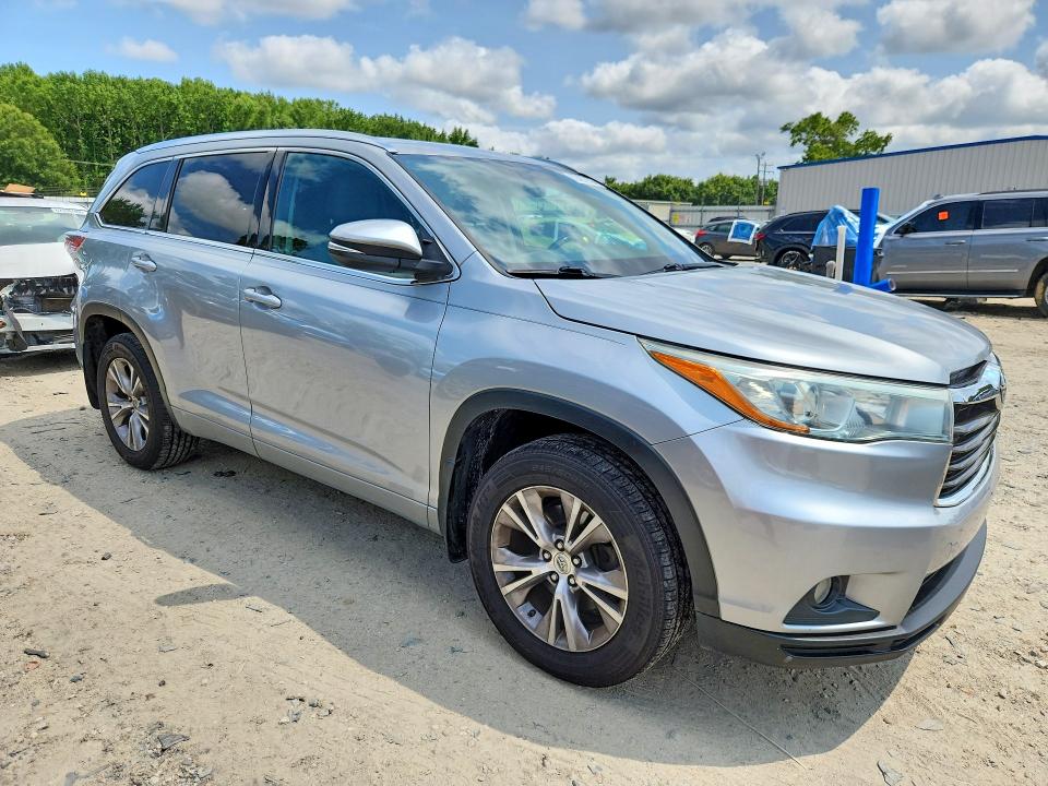 Photo 4 from auction – 2015 TOYOTA HIGHLANDER with VIN 5TDJKRFH4FS182209